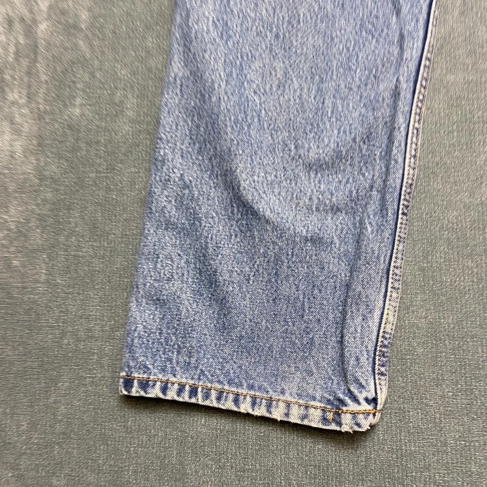 Levi's 505 Jeans Mens 36x30 Blue Denim Regular Fit All Day Comfort Straight Leg